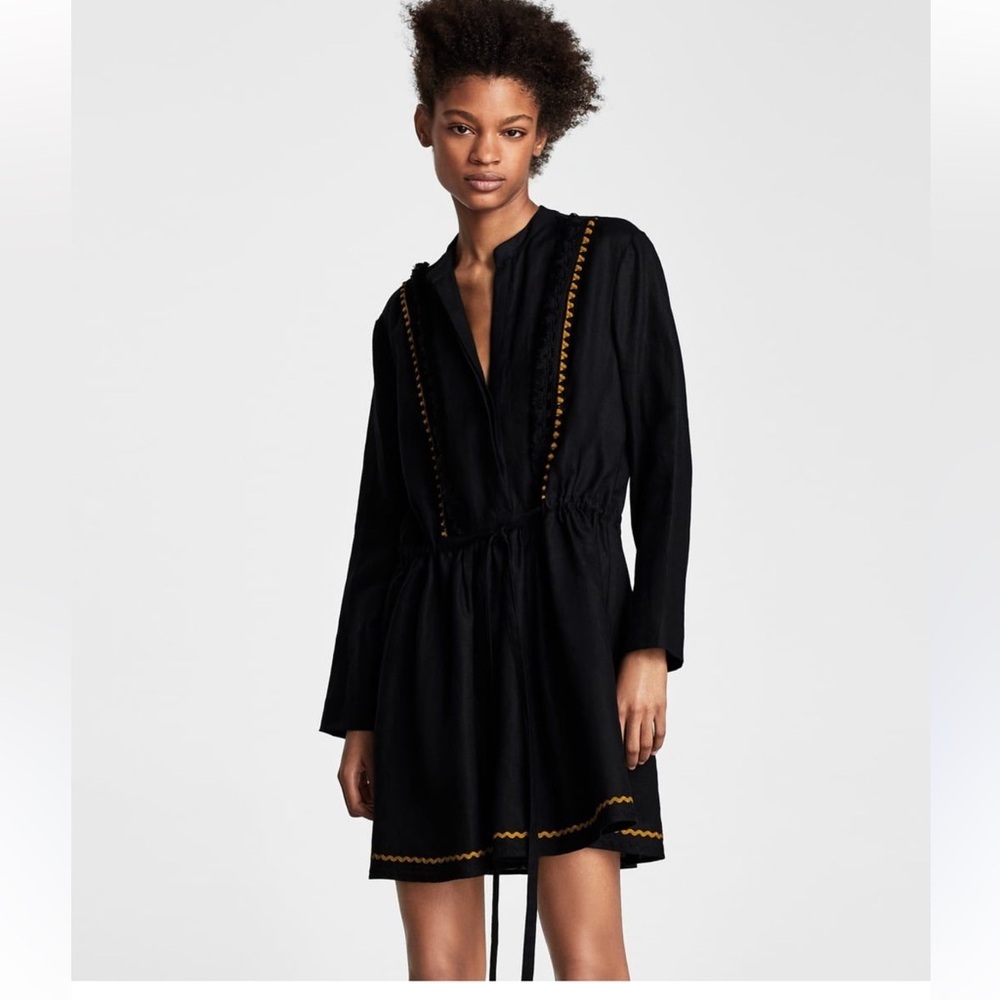 ZARA  linen dress